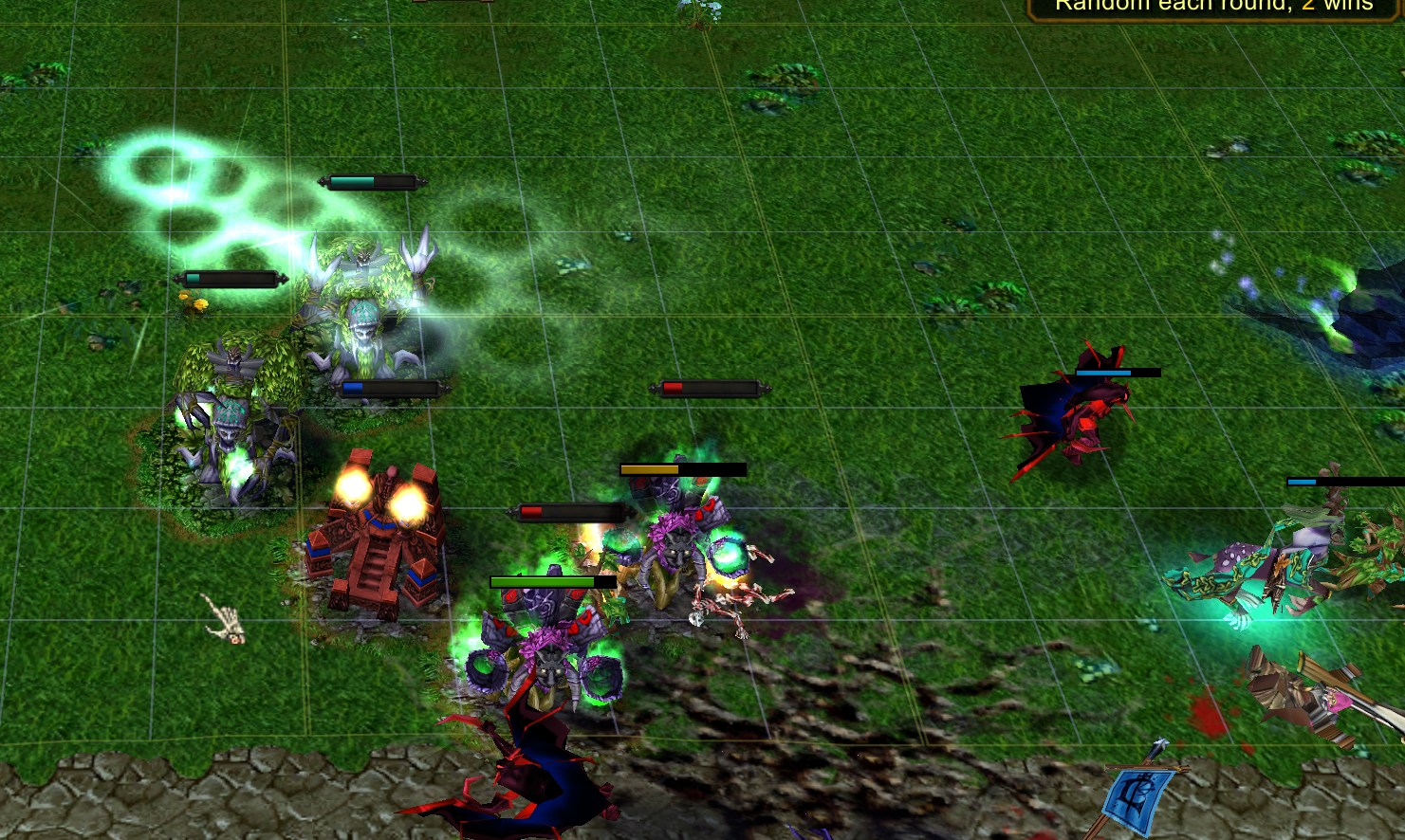 Castle Fight unit formations